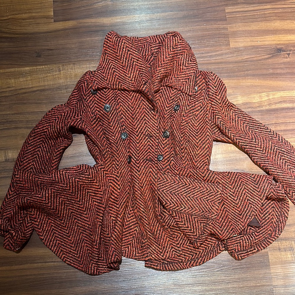 Free People brand. Black & red color. Size S. Good condition
